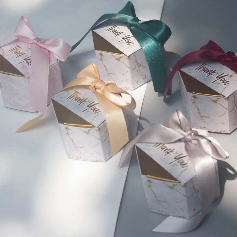Marbling Candy Boxes Wedding Favors Wedding Favors Luxurious Weddings