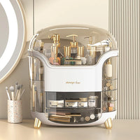 Luxury Desktop Cosmetics Storage Box Dust-proof Makeup Organizer Makeup Organizer Luxurious Weddings