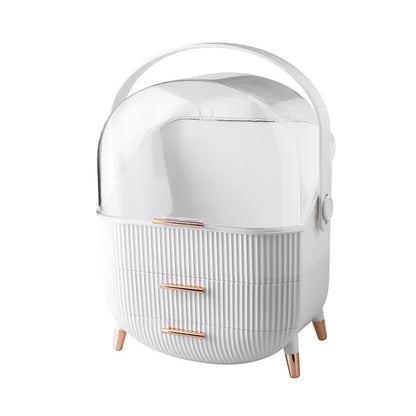 Luxury Desktop Cosmetics Storage Box Dust-proof Makeup Organizer Makeup Organizer Luxurious Weddings