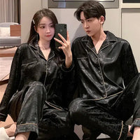 Couple Luxury Silk Pajamas Sets matching pjs Luxurious Weddings