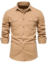 Men's Button Down Collared Neck Shirt Shirts Luxurious Weddings
