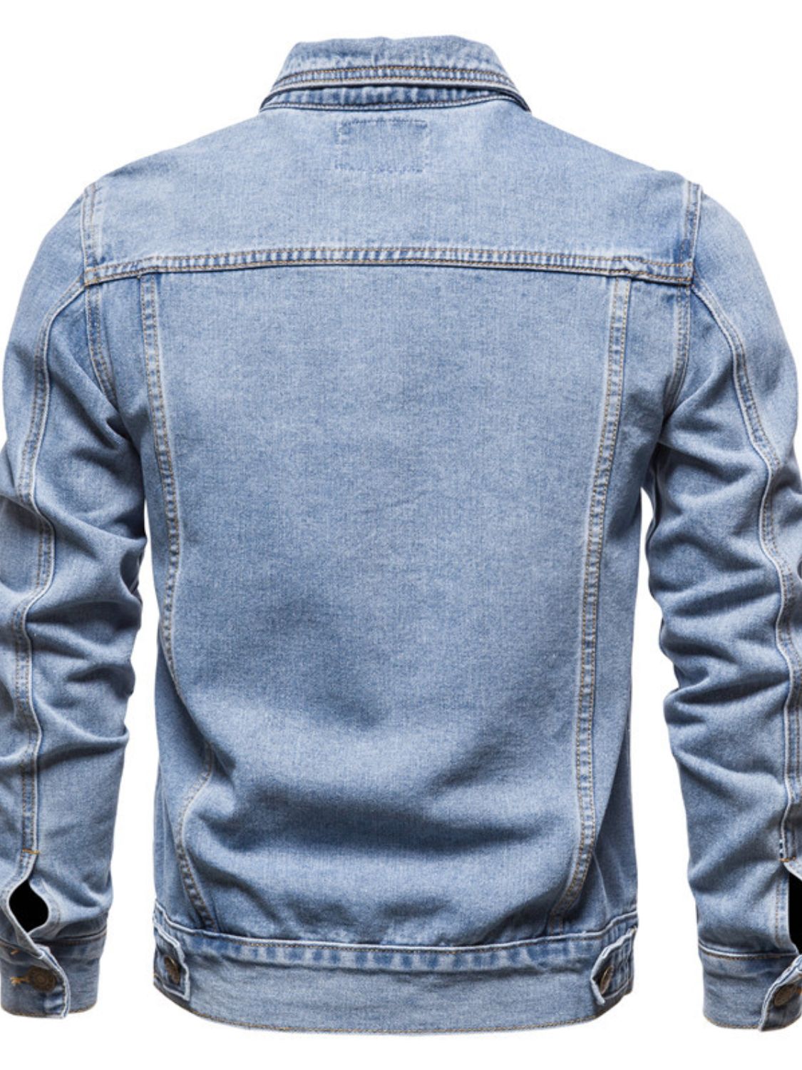 Men's Button Down Long Sleeve Denim Jacket Denim Jacket Luxurious Weddings