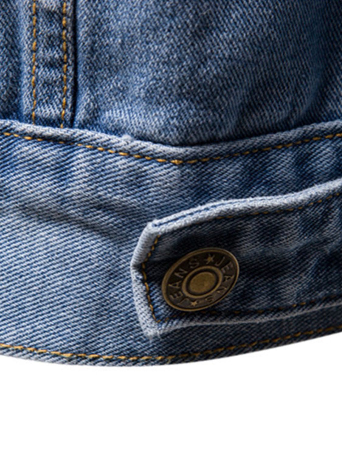 Men's Button Down Long Sleeve Denim Jacket Denim Jacket Luxurious Weddings