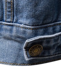 Men's Button Down Long Sleeve Denim Jacket Denim Jacket Luxurious Weddings