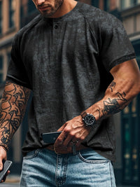 Men's Full Size Round Neck Short Sleeve T-Shirt Plus Size Tshirts Luxurious Weddings