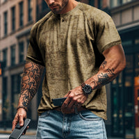 Men's Full Size Round Neck Short Sleeve T-Shirt Plus Size Tshirts Luxurious Weddings