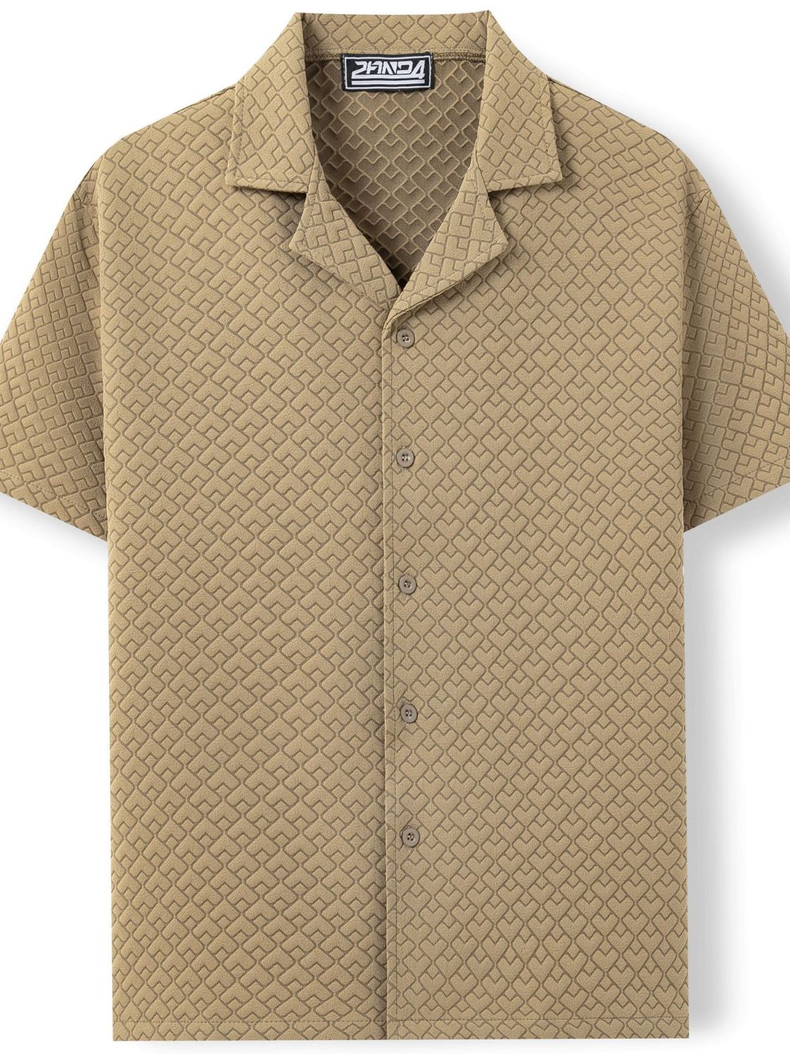 Men's Plus Size Button Down Short Sleeve Shirt Shirt Luxurious Weddings