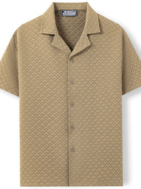 Men's Plus Size Button Down Short Sleeve Shirt Shirt Luxurious Weddings