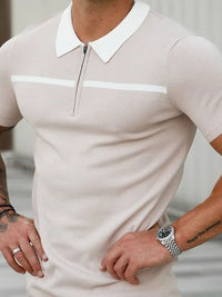 Men's Plus Size Collared Neck Short Sleeve Polo Polo shirt Luxurious Weddings