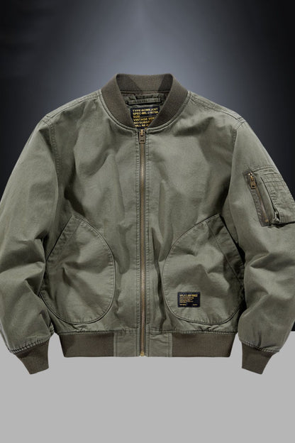 Men's Plus Size Zip Up Baseball Collar Bomber Jacket Jacket Luxurious Weddings