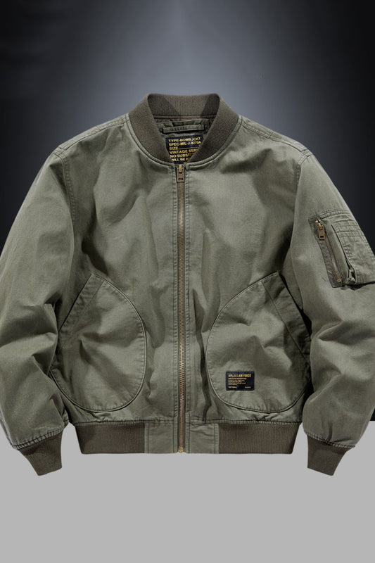 Men's Plus Size Zip Up Baseball Collar Bomber Jacket Jacket Luxurious Weddings