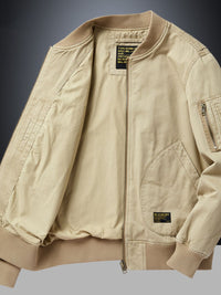 Men's Plus Size Zip Up Baseball Collar Bomber Jacket Jacket Luxurious Weddings