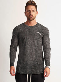 Men's Round Neck Long Sleeve T-Shirt Tshirt Luxurious Weddings