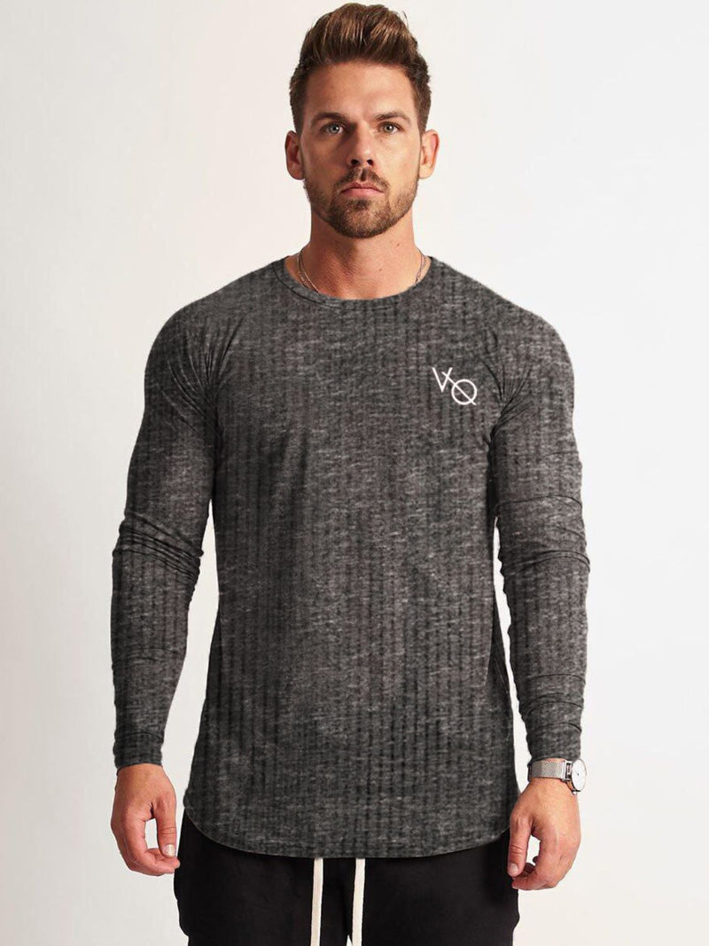 Men's Round Neck Long Sleeve T-Shirt Tshirt Luxurious Weddings