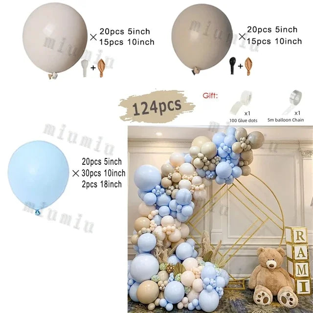 Metal Blue Purple Balloon Garland Arch Kit Balloon Garlands Luxurious Weddings