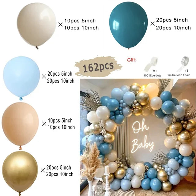 Metal Blue Purple Balloon Garland Arch Kit Balloon Garlands Luxurious Weddings