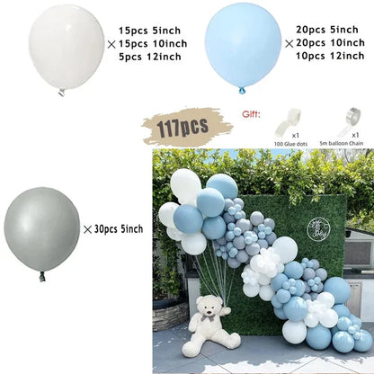 Metal Blue Purple Balloon Garland Arch Kit Balloon Garlands Luxurious Weddings