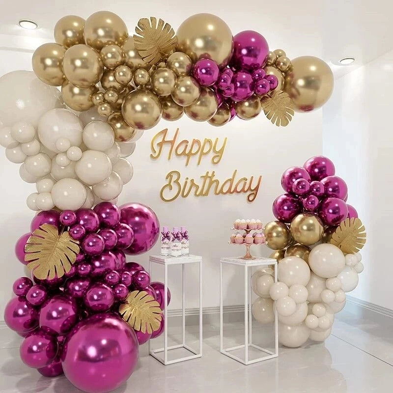 Metal Blue Purple Balloon Garland Arch Kit Balloon Garlands Luxurious Weddings