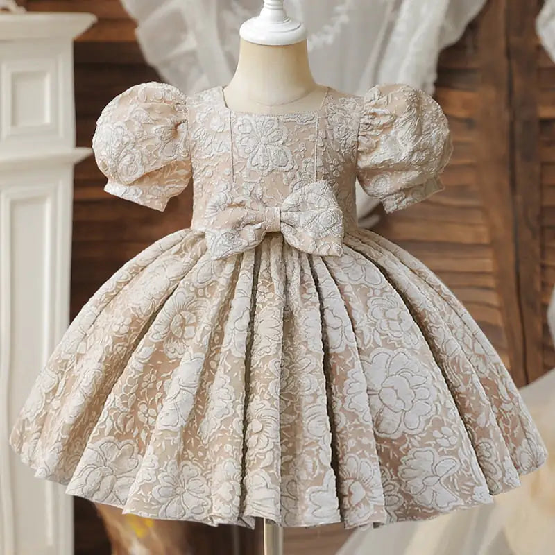 Vintage Birthday Princess Dress girls dresses Luxurious Weddings