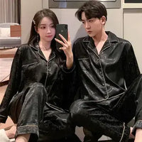 Couple Luxury Silk Pajamas Sets matching pjs Luxurious Weddings