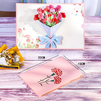 Pop-Up Flower Card Flora 3D Greeting Card Pop Up Card Luxurious Weddings