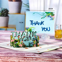 Pop-Up Flower Card Flora 3D Greeting Card Pop Up Card Luxurious Weddings