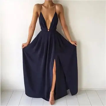 Natalia Dress v-neck dress Luxurious Weddings