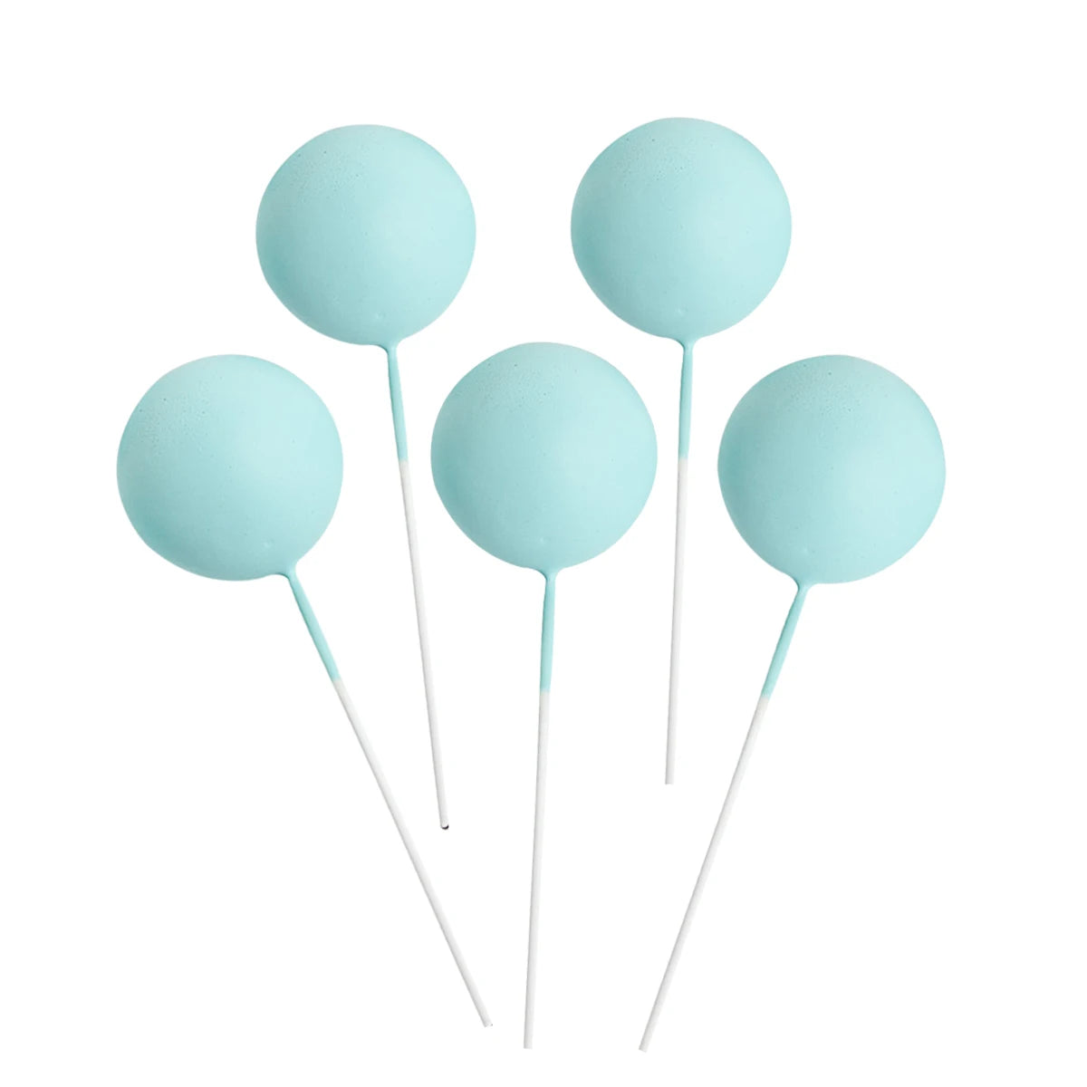 Rose Gold Silver Balls Cake Toppers Cake Decorations Luxurious Weddings