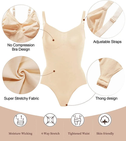 Seamless Body Shaper Shapewear Luxurious Weddings