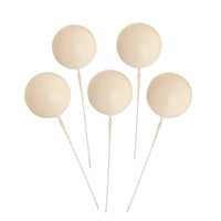 Rose Gold Silver Balls Cake Toppers Cake Decorations Luxurious Weddings