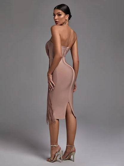 New Tassel Bandage Dress | Evening Dress Dresses Luxurious Weddings