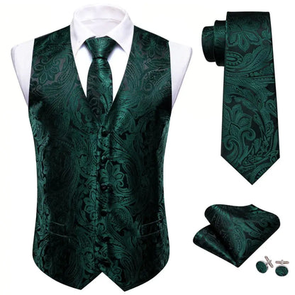 Men's Luxury Waistcoat Set Waistcoats Luxurious Weddings