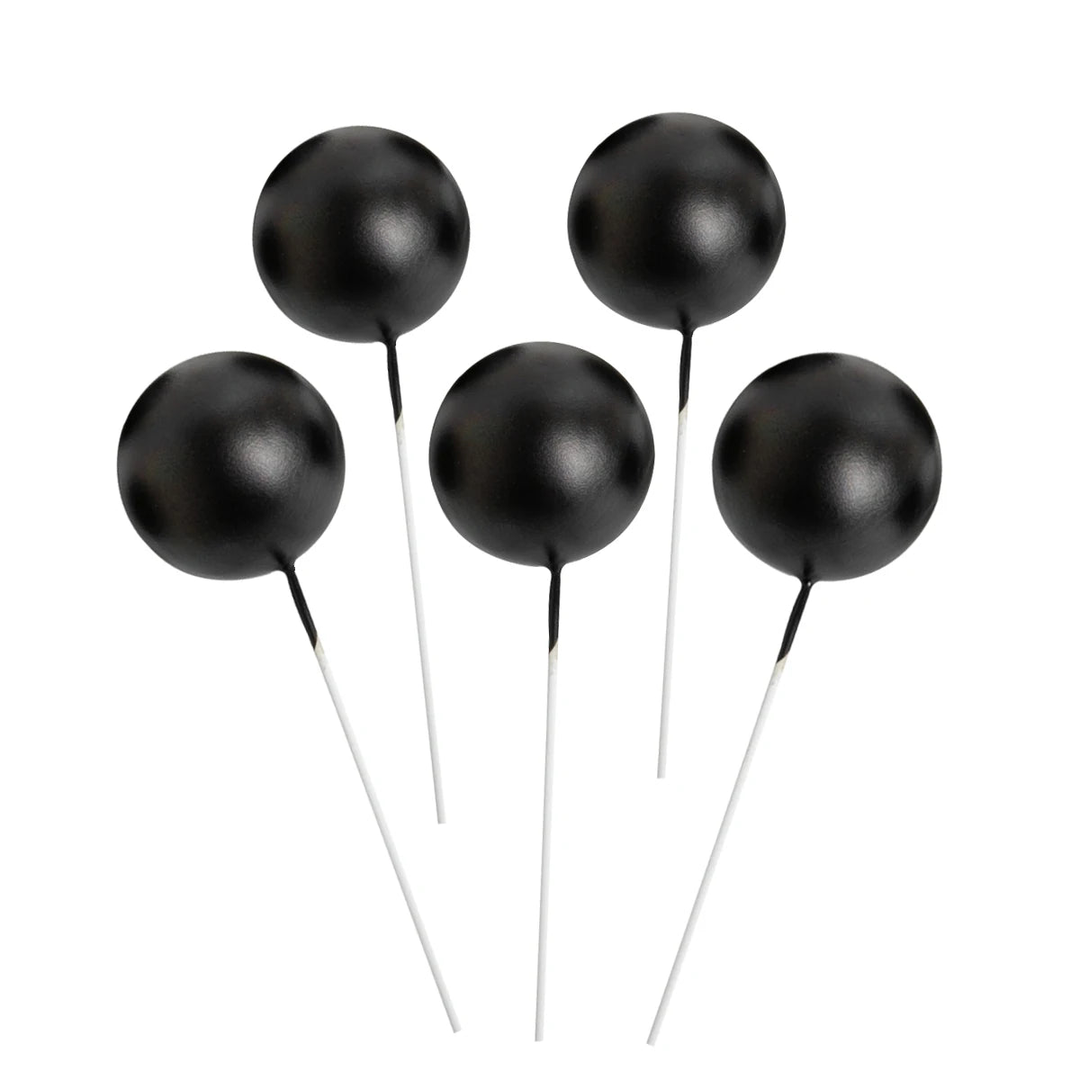 Rose Gold Silver Balls Cake Toppers Cake Decorations Luxurious Weddings