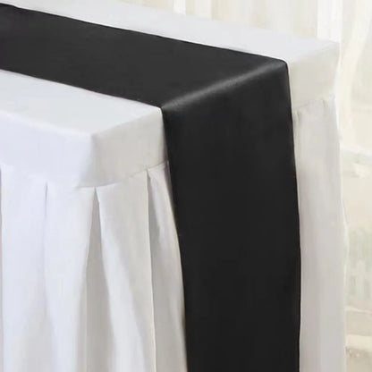 Elegant Satin Table Runner Set - 3PCS 30x275cm Table Runner Luxurious Weddings