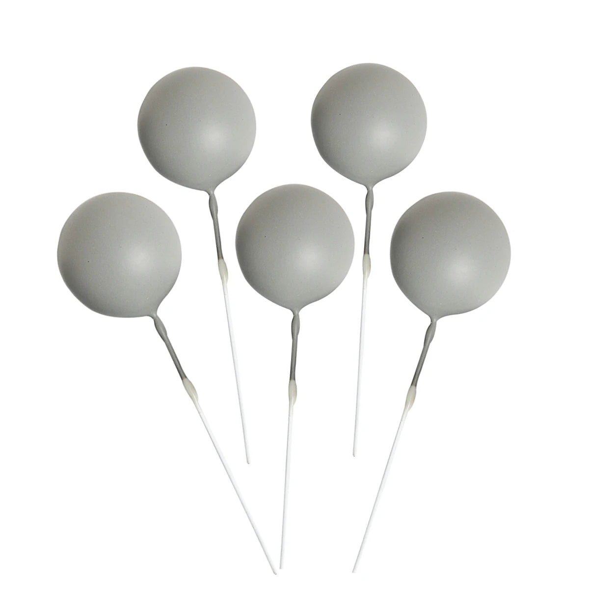 Rose Gold Silver Balls Cake Toppers Cake Decorations Luxurious Weddings