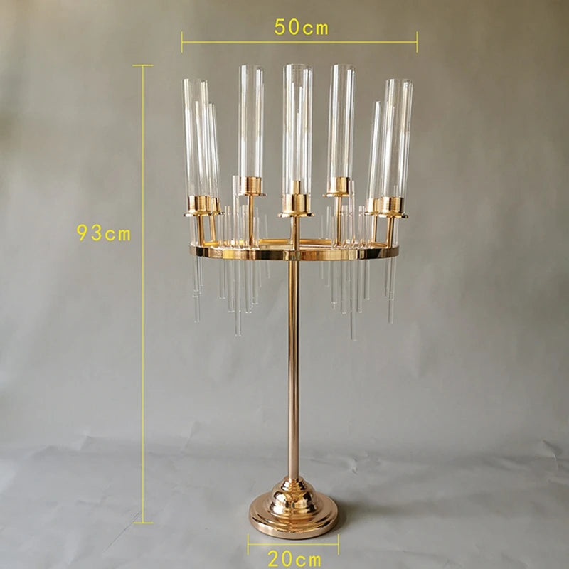 9-Head Candle Holders Event Centerpieces- Set of 4 centerpieces Luxurious Weddings