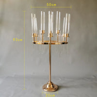 9-Head Candle Holders Event Centerpieces- Set of 4 centerpieces Luxurious Weddings
