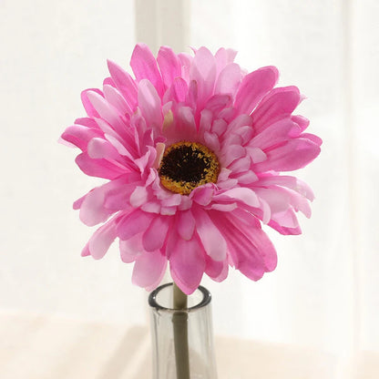 5/10PC Artificial Silk Gerbera Flower Heads - Perfect for Weddings and Home Decor! Sunflowers Luxurious Weddings
