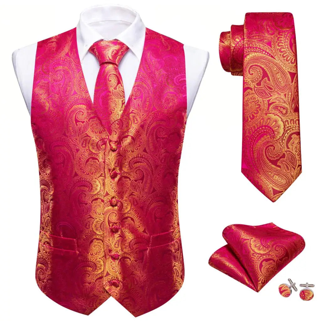 Men's Luxury Waistcoat Set Waistcoats Luxurious Weddings