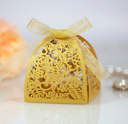 Valentine's Day Candy Boxes with Thank You Tag Party Favors Luxurious Weddings