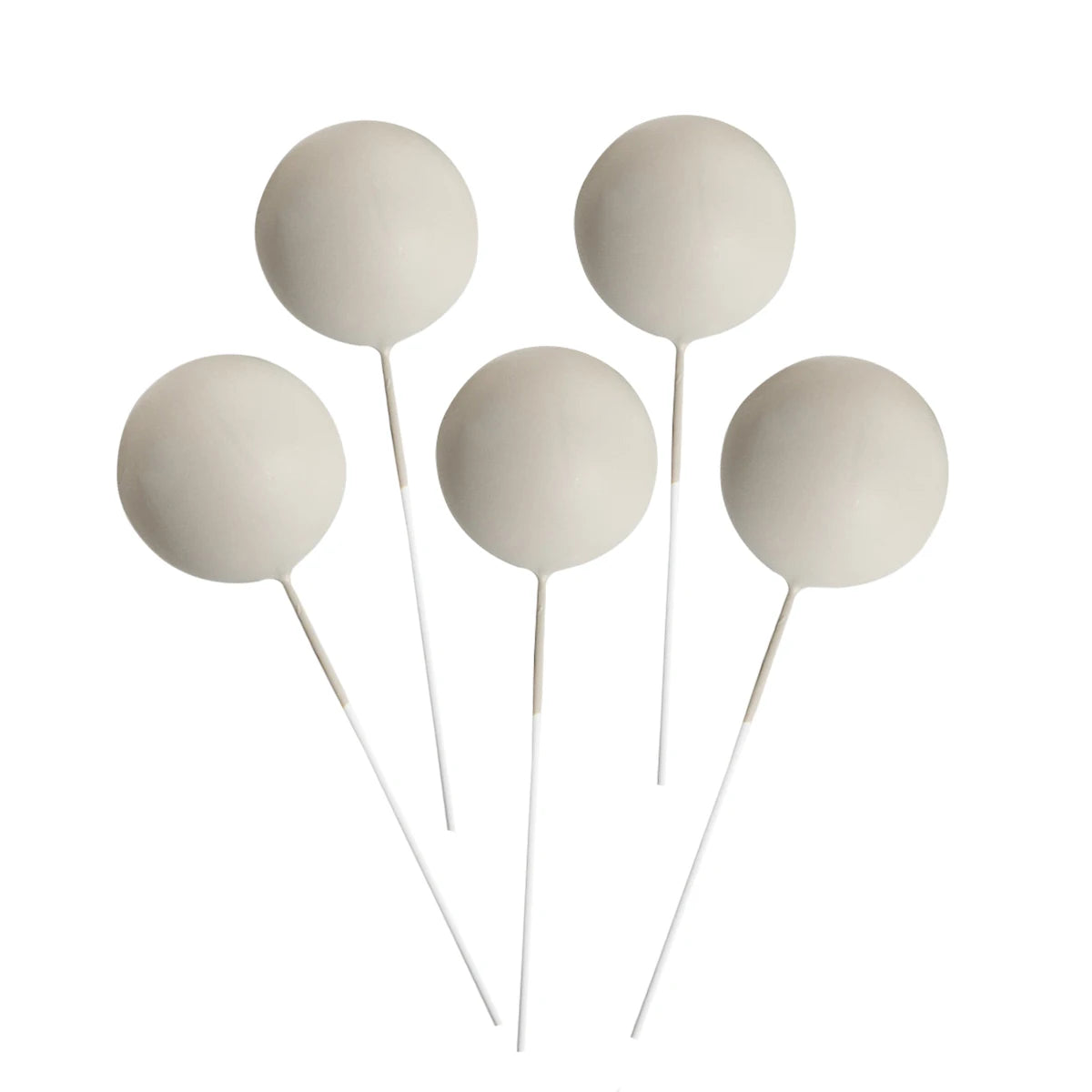 Rose Gold Silver Balls Cake Toppers Cake Decorations Luxurious Weddings