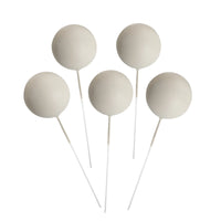 Rose Gold Silver Balls Cake Toppers Cake Decorations Luxurious Weddings