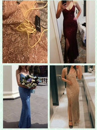 Shiny Sequin Evening Dress Sequin Evening Dress Luxurious Weddings