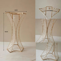 Wedding Centerpieces - Customizable Set of 5 Pieces - 80cm Height - Crystal Design Centerpieces Luxurious Weddings