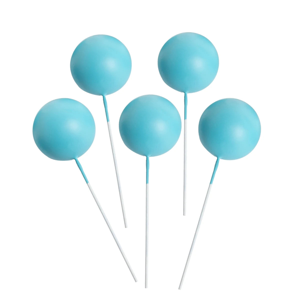 Rose Gold Silver Balls Cake Toppers Cake Decorations Luxurious Weddings