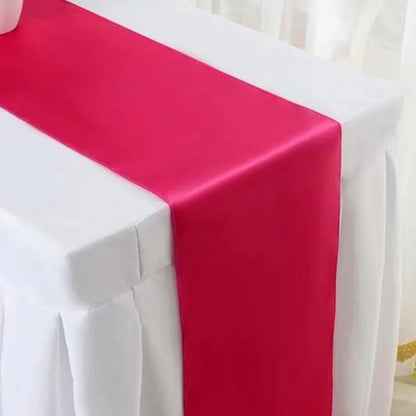 Elegant Satin Table Runner Set - 3PCS 30x275cm Table Runner Luxurious Weddings