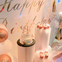 Folding Cake Stand for Wedding and Party Decor - Free Acrylic Board Included - Multiple Sizes Available Cake stand Luxurious Weddings