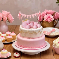 Rose Gold Silver Balls Cake Toppers Cake Decorations Luxurious Weddings