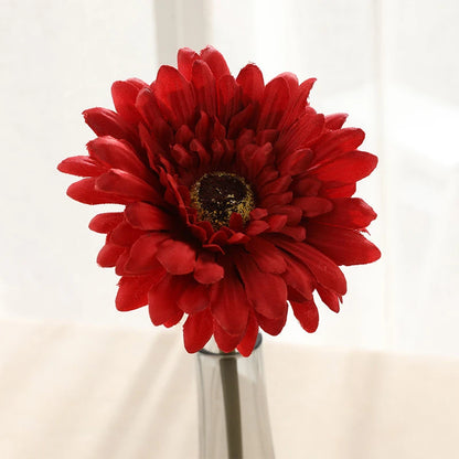 5/10PC Artificial Silk Gerbera Flower Heads - Perfect for Weddings and Home Decor! Sunflowers Luxurious Weddings