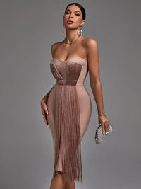 New Tassel Bandage Dress | Evening Dress Dresses Luxurious Weddings